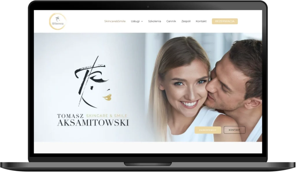 Wdrożenie nowoczesnej strony Skincare smile